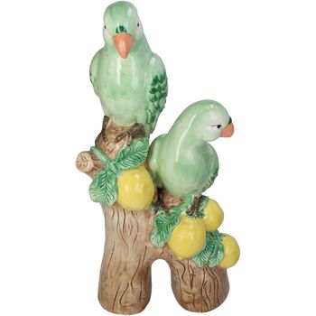 Ornament Birds Dolomite Multi 18.8x11.5x40.6cm