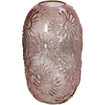 Vase Glass Orange 19x19x33.5cm