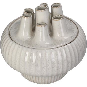 Vase Stoneware White 29x29x25.5cm