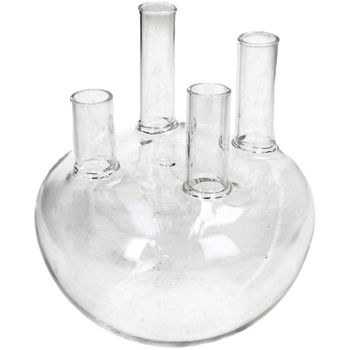 Vase Glass Clear 15x15x17cm