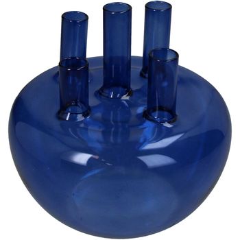 Vase Glass Blue 18x18x18cm