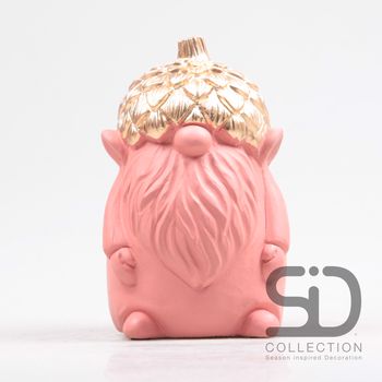 GNOME MET EIKEL CEMENT 12X11.5X18.7 CM OUDROZE