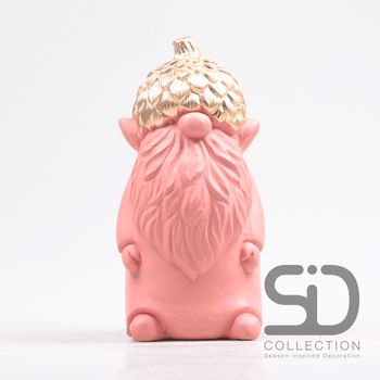 GNOME MET EIKEL CEMENT 12X11.5X23.5 CM OUDROZE