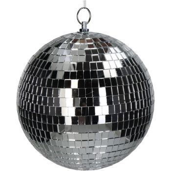 Ornament Disco Ball Silver 20x20x22cm