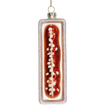 Ornament Frikandel Glass Multi 12.8cm