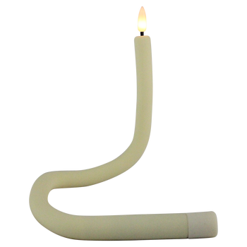 LED dinerkaars flex 40cm ivoor (excl. 2xAAA)