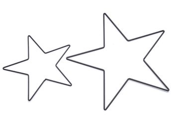 Metal star 20cm PER STUK