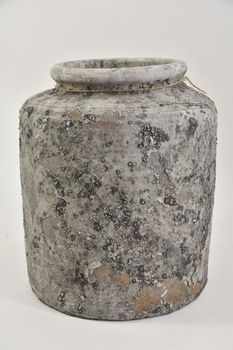 Vase ''Raw'' 29x29x33cm Grau