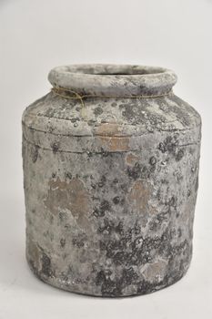 Vase ''Raw'' 27x27x29cm Grau