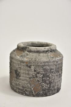 Pot ''Raw'' 14x14x12cm Grey