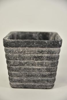 Pot Cloth vierkant 14,5x14,5x13cm Black-Wash