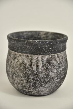 Bolpot Cloth rond 14x14x13,5cm Black-Wash
