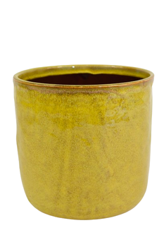 Pot ''Pazy'' keramiek D18 H17cm Yellow