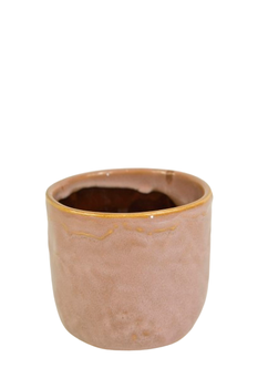 Pot ''Pazy'' keramiek D8,5 H7,5cm Pink
