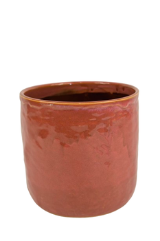 Topf ''Pazy'' Keramik D18 H17cm Rot