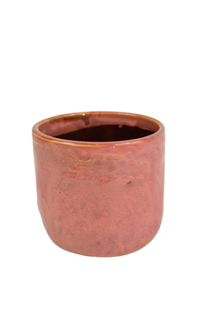 Topf ''Pazy'' Keramik D10 H9cm Rot