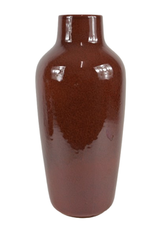 Fles Dinan Keramiek D21 H45cm Warm Rood