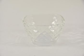 Glasschaal ''Marshall'' vierkant 10x10x6,5cm helder