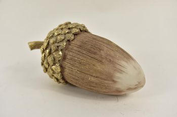 EIKEL BRUIN GOUD 7.5X7.5X15.5 CM