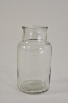 Fles glas AMBON helder D7 H13cm