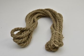 Jute touw 1,2cm dik bundel a 600cm naturel