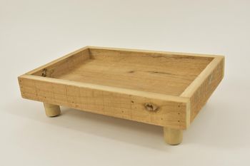 Houten tray ''Henk'' 30x20x8cm naturel