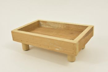 Houten tray ''Henk'' 25x16x8cm naturel