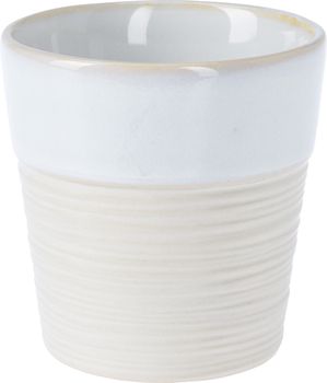 BEKER AARDEWERK BEIGE D7,6 H8CM 200ML