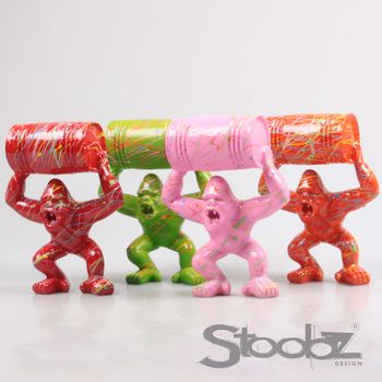 GORILLA M/OLIEVAT STOOBZ  4 ASS F/R/G/O SPRAY 21 CM