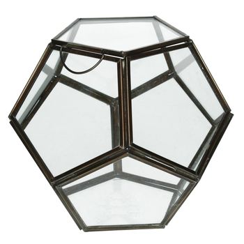 Lantern Metal Copper 15x15x15cm