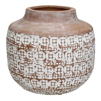Vase Terracotta Brown 22xx22x20cm