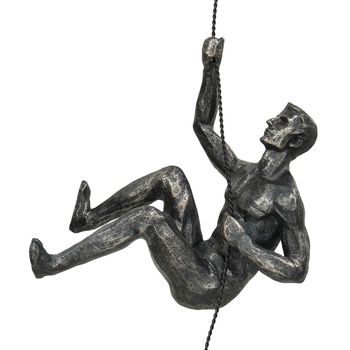 Ornament Figur Polyresin Schwarz 16x9x19.5cm