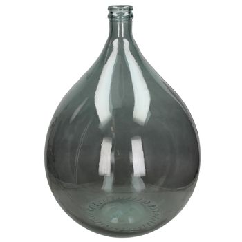 Vase recycled Glass Black 40x40x56cm
