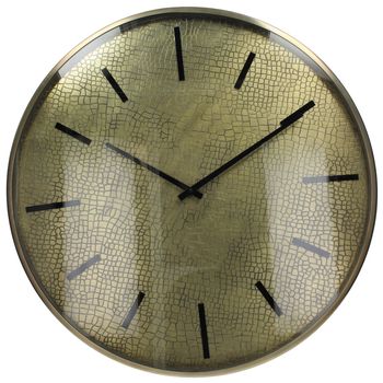 Uhr Metall Gold 60x5x60cm