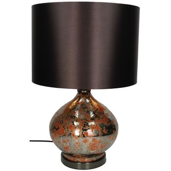 Table Lamp Glass Silver 33x33x48.8cm
