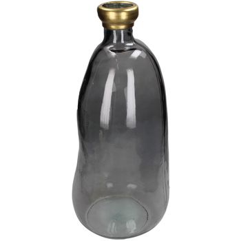 Vase Recyceltes Glas Grau A 22x22x51cm