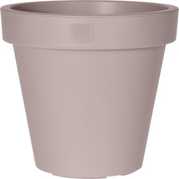 BLOEMPOT EK ROND DIA 30CM TAUPE