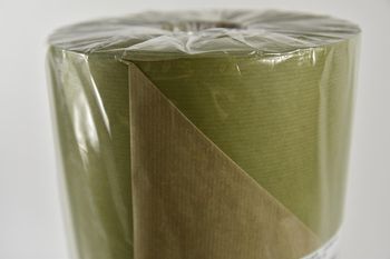 Pakpapier olijfgroen 10 kg natuur bruinkraft 50 cm 50gr
