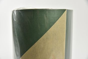 Geschenkpapier dunkelgrün 10 kg naturbraun kraft 50 cm 50gr