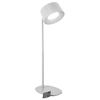 Lamp Design LED op accu wit, met wandbevestiging 12x12x35cm