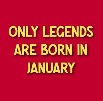 Tegeltje januari