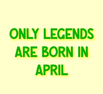Tegeltje april