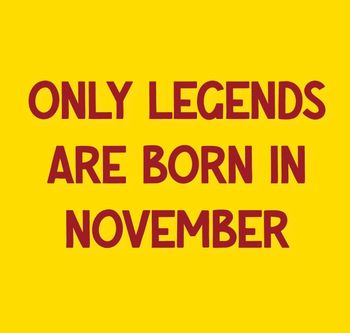 Tegeltje november