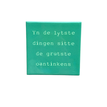 Tegeltje grutste oantinkens keramiek 10x10x0,5cm