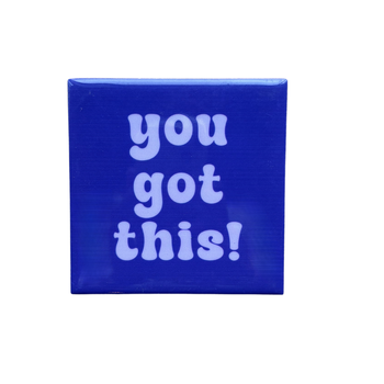 Tegeltje you got this keramiek 10x10x0,5cm