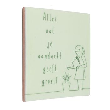 Tegeltje alles wat je aandacht geeft