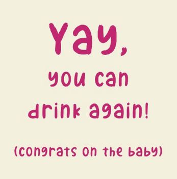 Tegeltje yay you can drink again