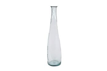 Vase Glas blau 18x80 cm