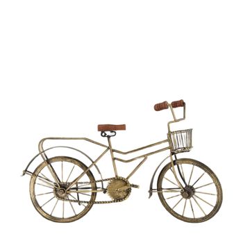 Bicycle metal 48x10x30cm Antique gold