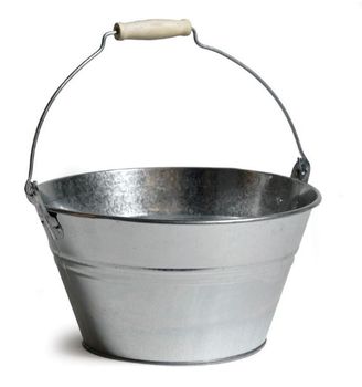Zinc Natural Low Bucket D27H15
